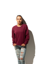 Load image into Gallery viewer, HERO-1020 Unisex Blank Crewneck Sweatshirt - Maroon