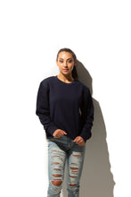 Load image into Gallery viewer, HERO-1020 Unisex Blank Crewneck Sweatshirt - Navy Blue