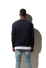 Load image into Gallery viewer, HERO-1020 Unisex Blank Crewneck Sweatshirt - Navy Blue