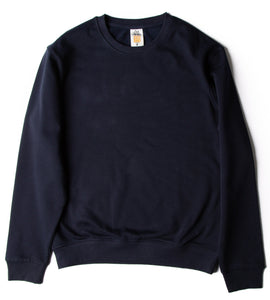 HERO-1020 Unisex Blank Crewneck Sweatshirt - Navy Blue