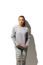 Load image into Gallery viewer, HERO-1020 Unisex Blank Crewneck Sweatshirt - Sport Grey