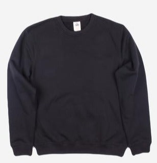 HERO-1020 Unisex Youth Blank Crewneck Sweatshirt - Black