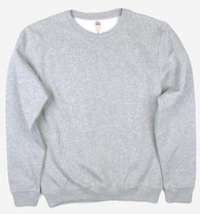 HERO-1020 Unisex Youth Blank Crewneck Sweatshirt - Sport Grey