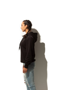 HERO-2020 Unisex Blank Hoodie - Black