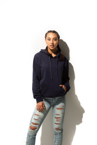 HERO-2020 Unisex Blank Hoodie - Navy Blue