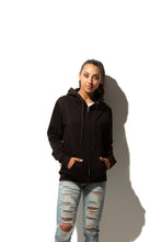 Load image into Gallery viewer, HERO-3020 Unisex Full Zip Hoodie - Black