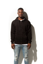 Load image into Gallery viewer, HERO-3020 Unisex Full Zip Hoodie - Black