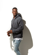 Load image into Gallery viewer, HERO-3020 Unisex Full Zip Hoodie - Dark Heather