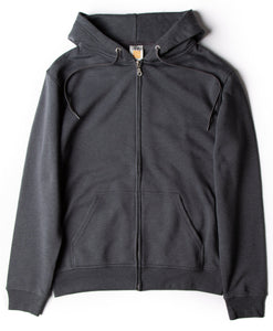 HERO-3020 Unisex Full Zip Hoodie - Dark Heather