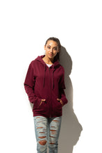 Load image into Gallery viewer, HERO-3020 Unisex Full Zip Hoodie - Maroon