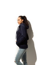 Load image into Gallery viewer, HERO-3020 Unisex Full Zip Hoodie - Navy Blue