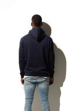 Load image into Gallery viewer, HERO-3020 Unisex Full Zip Hoodie - Navy Blue