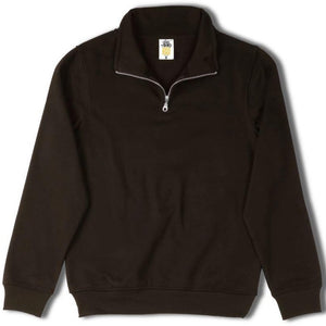 Hero-4020 Unisex Quarter Zip Sweatshirt - Black